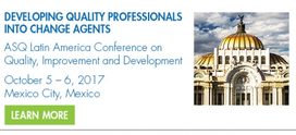 Developing Quality Professionals into Change Agents 2017
