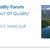2nd IAQ World Quality Forum in Bled on October 13, 2017